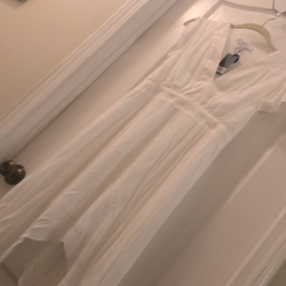 LAST CHANCE: NWT Large Libby Edelman White Sheer dress
